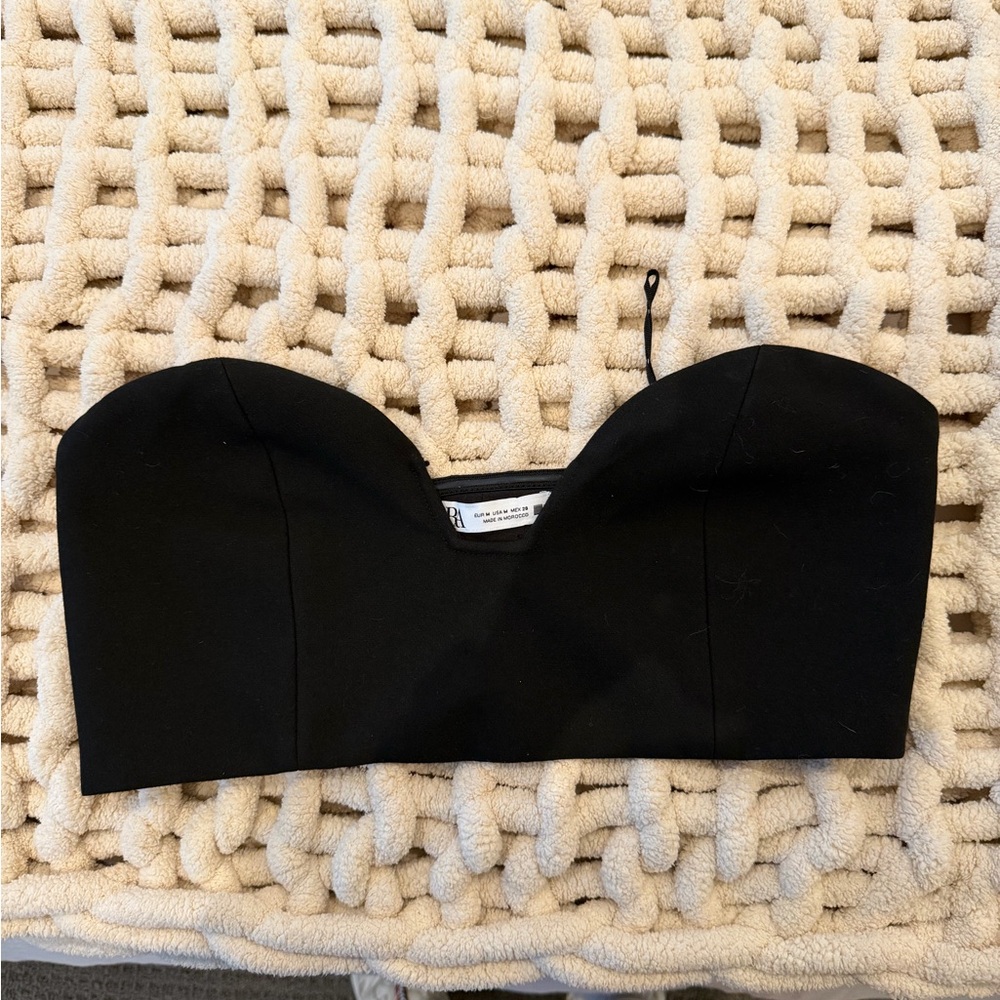 Zara Elegant Black Top
